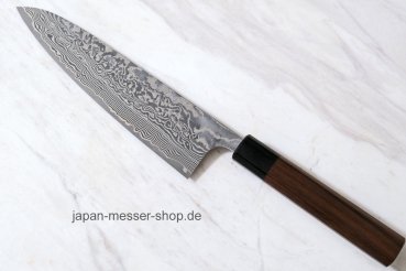 AZAI R2 Stahl Wa Gyuto 21 cm, handgeschmiedet und -signiert, rostfrei